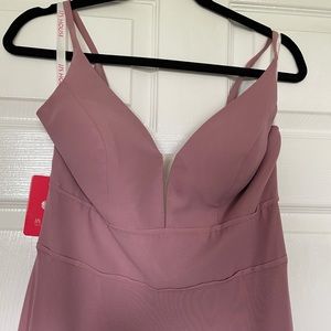 A-Line V-neck Floor-Length Chiffon #233642